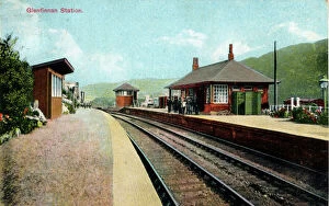 Highlands Collection: The Railway Station, Glenfinnan, Highlands