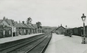 Wentworth Postcard Collection Gallery: Railway Station - (Great North of Scotland Railway), Boat of Garten, Grantown-on-Spey