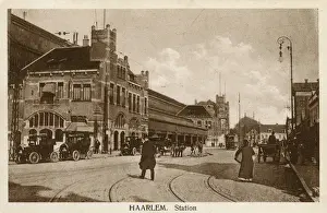 Rank Prints: Railway station, Haarlem, North Holland, Netherlands
