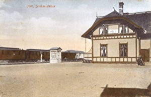 Images Dated 5th May 2011: Railway Station at Hell, Norway