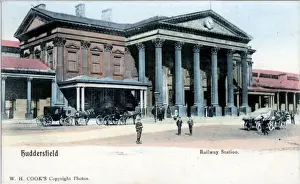Huddersfield Prints: The Railway Station, Huddersfield, Yorkshire