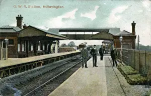 Wiltshire Prints: Railway Station, Hullavington, Wiltshire