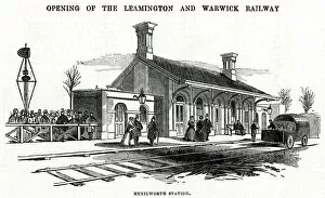 1844 Collection: Railway station at Kenilworth, Warwickshire 1844