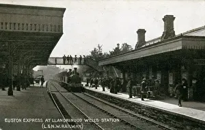 Powys Prints: The Railway Station, Llandrindod Wells, Powys