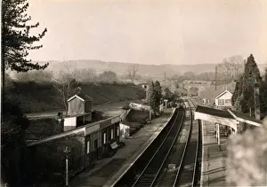 Cardiff Prints: Railway Station, Llanishen, Cardiff, Wales