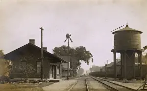 Railway station, Niskayuna, Schenectady Cy, NY State, USA