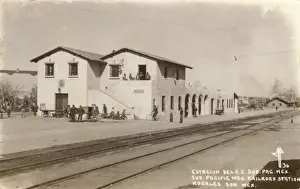Infrastructure Prints: Railway Station at Nogales, Sonora, Mexico