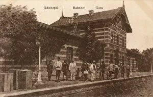 Images Dated 8th June 2011: Railway Station at Odobesti
