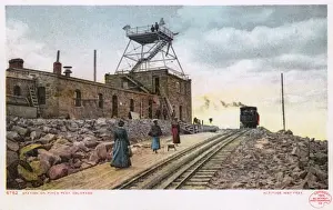Pikes Prints: Railway station on Pikes Peak, Colorado, USA