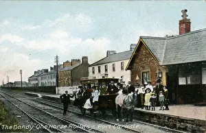 Automobile Prints: The Railway Station, Port Carlisle, Cumbria