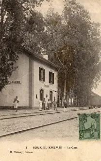 Gare Prints: Railway Station at Souk-el Khemis, Tunisia