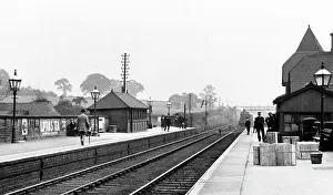 Railway Station, South Elmsall early 1900's