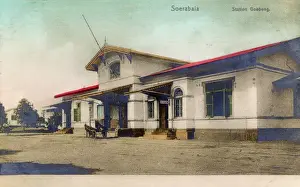 Jakarta Prints: Railway Station, Surabaya, East Java, Indonesia