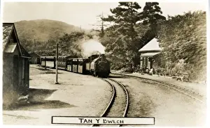 Criccieth Prints: Railway Station, Tan-y-Bwlch, Caernarvonshire