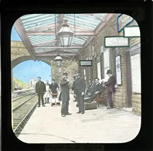 Holmfirth Prints: The Railway Station, Thongsbridge, Yorkshire