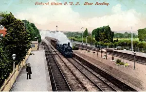 Berkshire Prints: Railway Station, Tilehurst, Berkshire