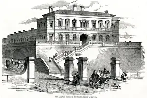 Railway station at Tithebarn Street, Liverpool
