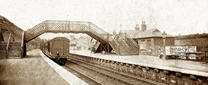 Wetherby Prints: Railway Station, Wetherby early 1900's