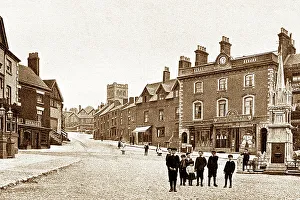 Altrincham Prints: Railway Street, Altrincham, early 1900s