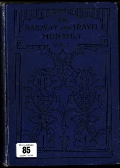 The Railway and Travel Monthly, cover design