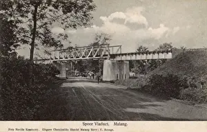 Viaduct Prints: Railway viaduct, Malang, East Java, Indonesia