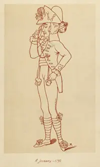 Cocked Prints: A Rain-beau c. 1790