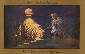 Clifford Prints: Where The Rainbow Ends by John Ramsay and Clifford Mills - The Lake at the End of