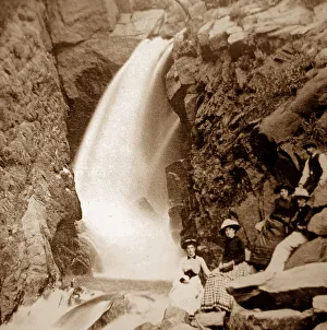 Colorado Prints: Rainbow Falls, Ute Pass, Colorado, USA