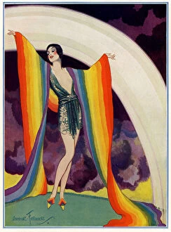 Glamorous Collection: Rainbow illustration, by Arthur Ferrier