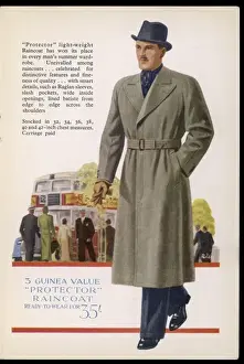 Light Weight Prints: Raincoat 1939