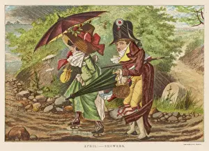 Showers Prints: Raining in the Country