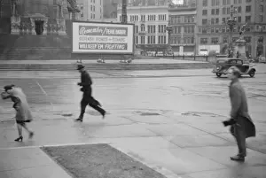 Indiana Prints: Rainy day, Indianapolis, Indiana