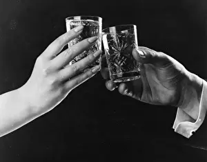 Toasting Prints: Raising Glasses
