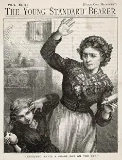 Raising Hand to Child