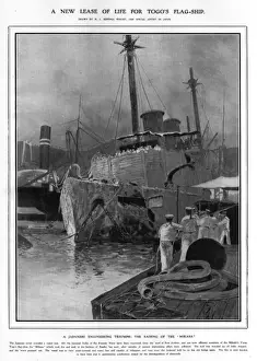 Sank Prints: The raising of the Mikasa