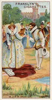 Favour Prints: Raleigh Lays Cloak Down