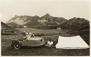 Trip Collection: Raleigh Three-Wheeler car Camping on Dartmoor