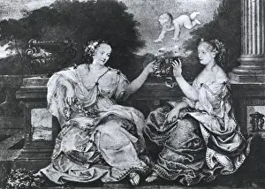 Cultural Prints: Rambouillet, Catherine de Vivonne, marquise de (1588-1665)