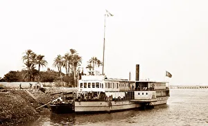 Rameses steamer, River Nile, Egypt, Victorian period