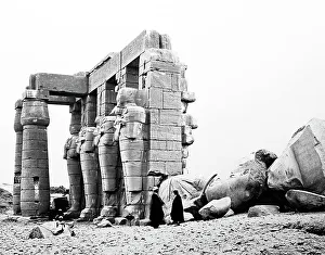 The Ramesseum, Thebes, Egypt, Victorian period