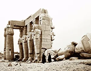 The Ramesseum, Thebes, Egypt, Victorian period