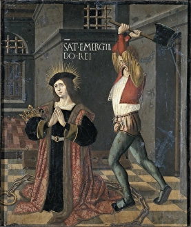 Altar Piece Gallery: RAMIREZ, Juan. Degollaci󮠤e San Hermenegildo