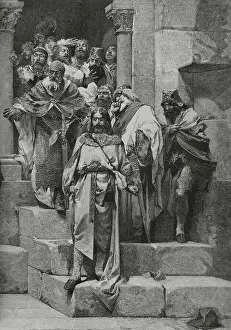 Garcia Prints: Ramiro II of Aragon (1086-1157). King of Aragon (1134-1157)