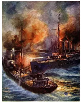 Dover Prints: Rammed HMS Swift and HMS Broke, Straits of Dover, WW1