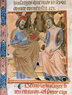 Ramon Berenguer I the Old (1023-1076) and his wife, Almodis Ramon Berenguer I the Old (1023-1076) and his wife, Almodis