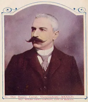 Corral Prints: Ramon Corral Verdugo, 6th Vice-President of Mexico under Porfirio Diaz from 1904 until 1911