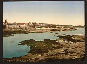 Ramparts Prints: The ramparts from Grand Bey, St. Malo, France