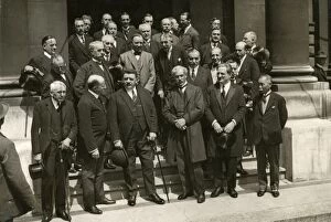 Negotiations Gallery: Ramsay MacDonald and others, Foreign Office conference