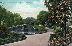 Scarborough Prints: Ramsdale Valley Gardens, Scarborough. Date: circa 1905