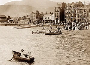 Ramsey, beach from sea Isle of Man